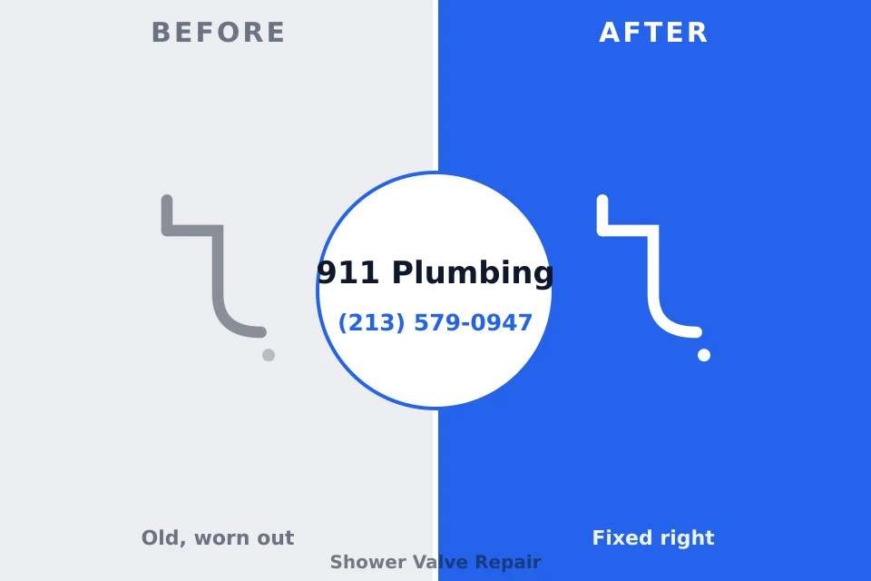 Before and after: plumbing repair Coleman, TX